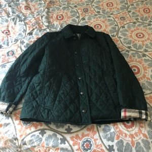Woman’s medium authentic Burberry green jacket